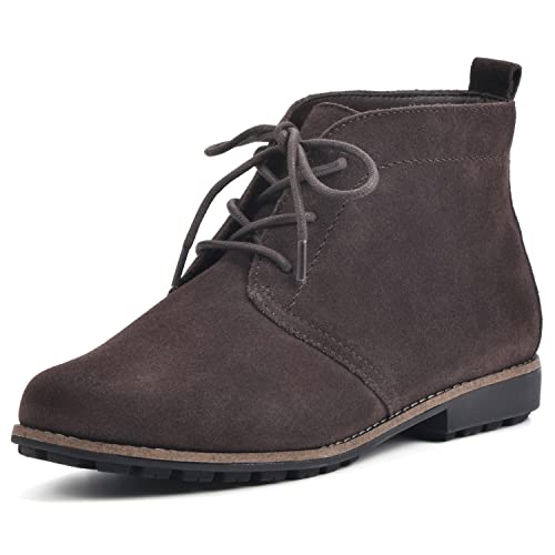 Bottine Chukka White Mountain Femme Auburn en daim marron confortable