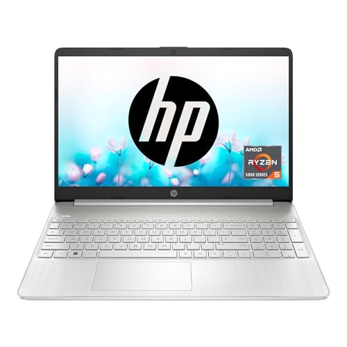 Image of HP Laptop 15s, AMD Ryzen 5 5500U, 15.6-inch (39.6 cm), FHD, 8GB DDR4, 512GB SSD, AMD Radeon Graphics, Thin & Light, Dual Speakers (Win 11, MSO 2019, Silver, 1.69 kg), eq2144AU