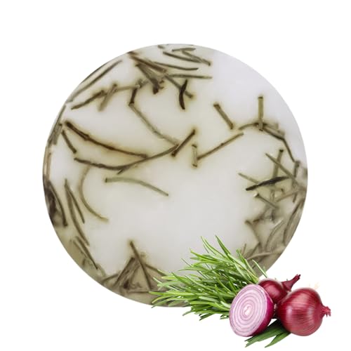 Sapone per capelli, shampoo per capelli, rosmarino, cipolla shampoo, detergente profondo, per tutti i tipi di capelli, 100 g