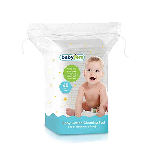 Babyjem Bebek Temizleme Pamuğu, %100 pamuk