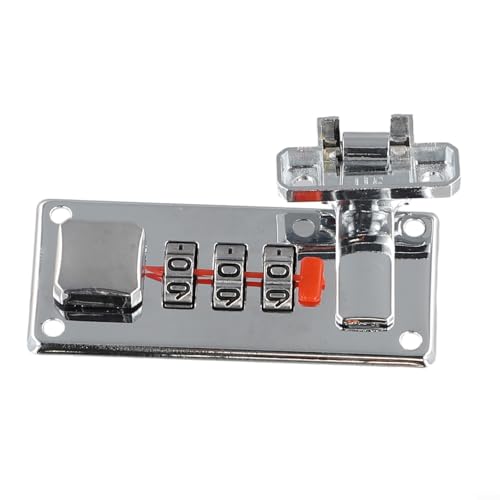 Bulevisiter Set di hardware di sicurezza con serratura digitale in ferro con viti di montaggio, adatto per scatole di legno, scatole di gioielli, valigie, cassette degli attrezzi, uffici domestici