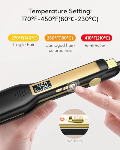 Plancha de Pelo Profesional de Titanio 1.75 Pulgadas miniatura 3
