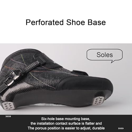 Patins vitesse avec roues 110mm et coque carbone