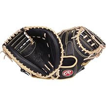 Rawlings | Heart of THE Hide Series Baseball Glove | A. RUTSCHMAN Catchers Mitt - 34 | RHT | 1-Piece Solid Web | Black