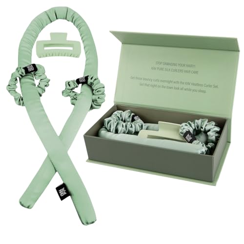 KAV Silk Heatless Curling Set
