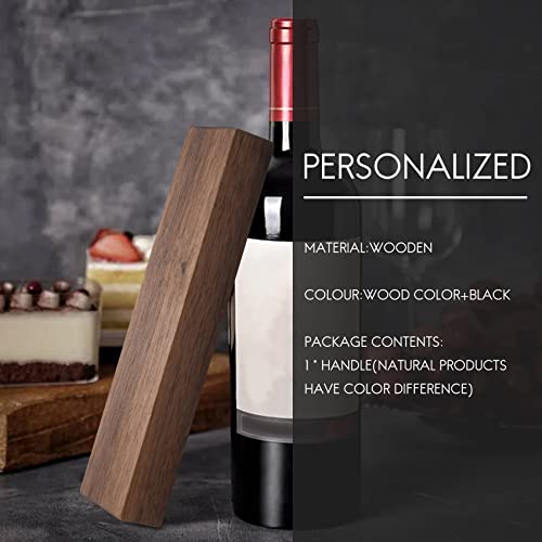 Mango de grifo de cerveza con pizarra de madera para personalizar barriles, pack de 4 5