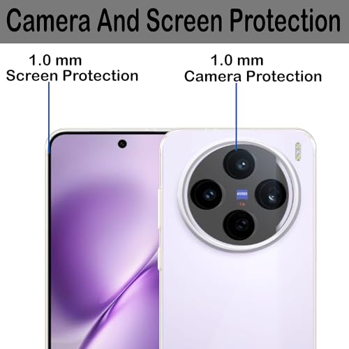 Image of Amazon Brand - Solimo for Vivo X200T 5G Premium Transparent Soft Silicon Crystal Clear Back Cover [Transparent]