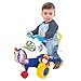 Kiddieland: Activity Plane: Donald Duck - Disney Light & Sound Foot-to-Floor Vehicle, Interactive Dashboard, Propellers, Parent Handle, Toddlers 12mo+