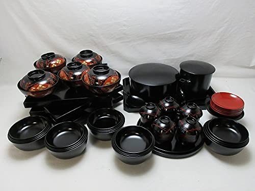 合成樹脂製　懐石道具一揃　五客揃　美品　懐石道具　茶道具　送料込 img58229099.jpg