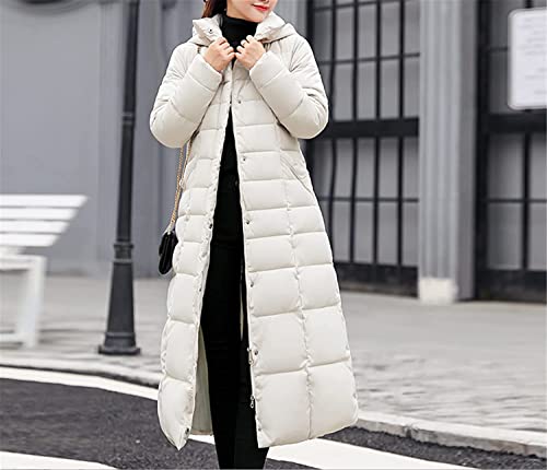 Manteau matelassé pour femmes d'hiver long chaud imperméable