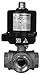 Dixon BV3BVLR-3001-EK 3" Brass 2 Piece 3-Way Ball Valve, L-Port, FNPT, 220 VAC, N4