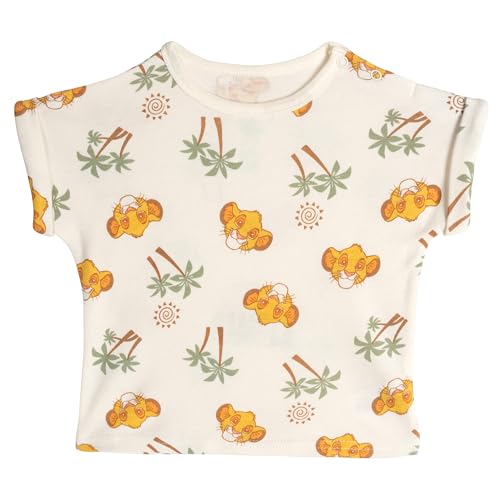 Image of Disney T-Shirt and French Terry Shorts Outfit Set Newborn to Little Kid Sizes (Newborn - 5)