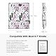 MoKo 6-7 Zoll Daisy Padded Sleeve Pouch für 7“ Kindle Colorsoft Signature Edition 2024, Kindle 11/10/8. Gen, Paperwhite 11/10. Gen, Tasche für eReader, Lavendel