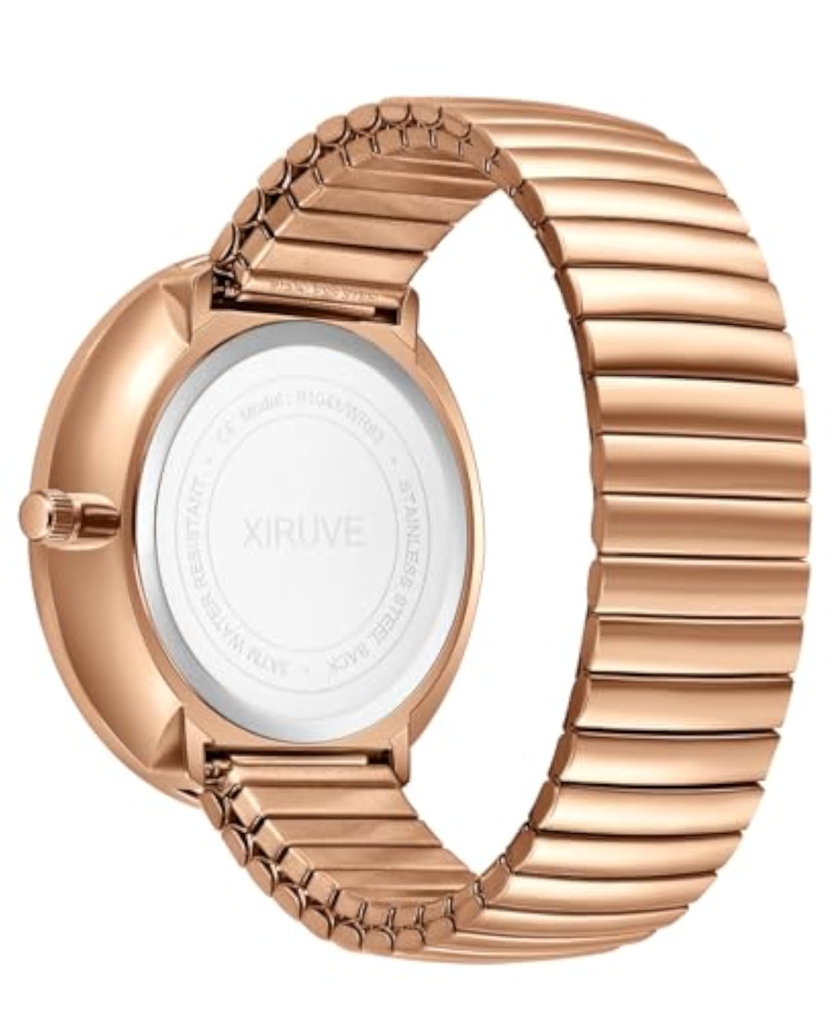 Women's Super Large Face Easy Read Dial Watch, Stainless Steel