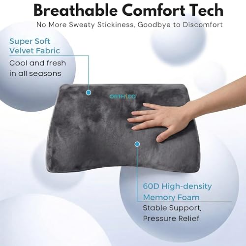 Image of Lumbar Cushion Car Back Support, Slim Car Seat Back Support for Car Seat Cushions and Lumbar Support for Car, Portable Car Cushion for Office Chair and Home Seating-Grey