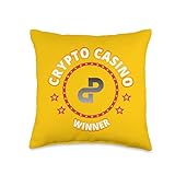 Crypto Casino BNBpot Winner PulsePot De-fi Throw Pillow
