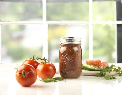 Ball® Regular Mouth Pint Jars with Lids and Bands- Set of 12 (by Jarden Home Brands)