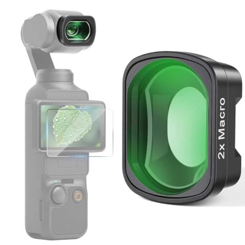 2X �}�N�������Y DJI Osmo Pocket 3�̂ݑΉ� 3�̗v�f 3�O���[�v HD���w�K���X ���C�N���[�Y�A�b�v�����Y�A�^�b�`�����g �}�N���B�e�p �y�ʐ݌v