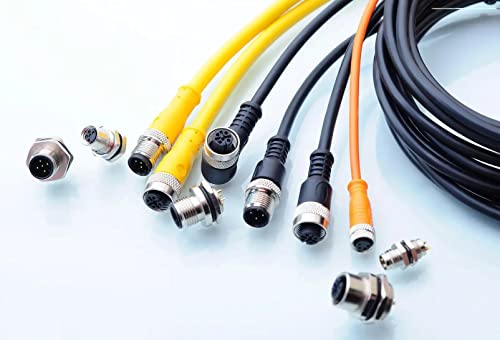 Conector aviación macho 4 pines resistente al agua miniatura 6