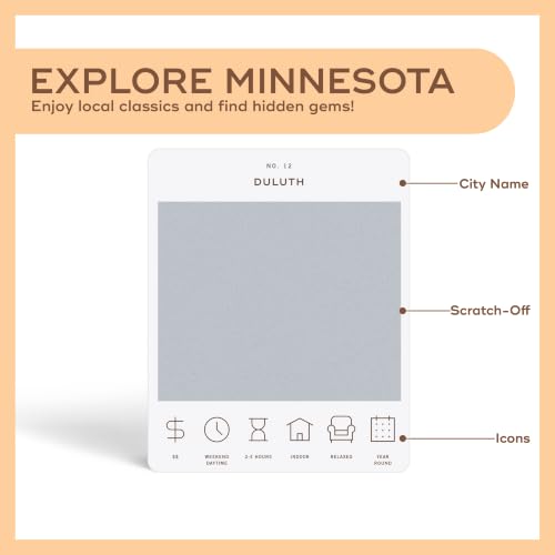 Reach International Outfitters Minnesota Leisurely Explorers Adventure Bucket List: 50 Relaxed Scratch-Off Cards for Day Trips and Hidden Gems - Perfect Travel Gift and Guide for Exploring Minnesota - Image 6