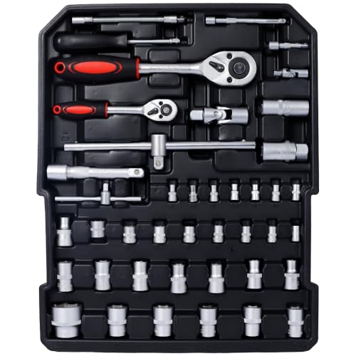 Kit de herramientas combinado 899 piezas con caja rodante miniatura 4