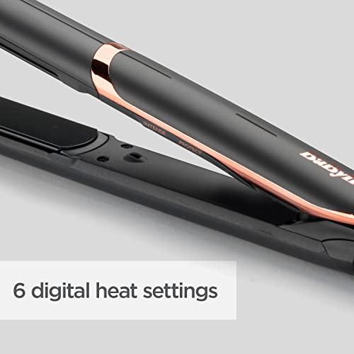 BaByliss Smooth Pro 235 Hair Straighteners, Ionic, Salon performance, Ceramic plates for a smooth finish, Ionic, Controlled heat, 6 heat settings 140°C to 235°C - Image 5