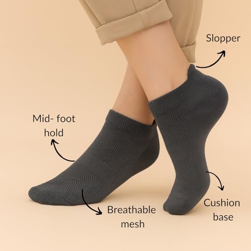 Image of SuperGeneriX Bamboo Socks for Men, Odor-Free & Soft Bamboo Socks, Cushioned & Breathable Socks, Durable Bamboo Socks