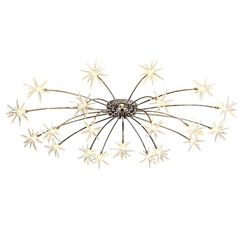 Lampe de salon moderne pour en finir avec les pièces sombres grâce aux 21 têtes