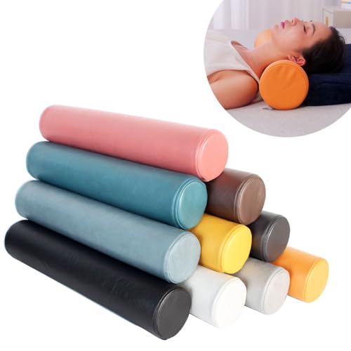 YOUGANG Almohada cervical de 10/12/15/20 cm, almohada cervical impermeable, almohada cervical para sofá, cojín para reposabrazos de sofá, alivio del dolor (gris claro, 12 x 40 cm)