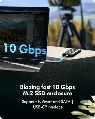 Caja externa ICY BOX para discos M.2 NVMe y SATA SSD miniatura 5
