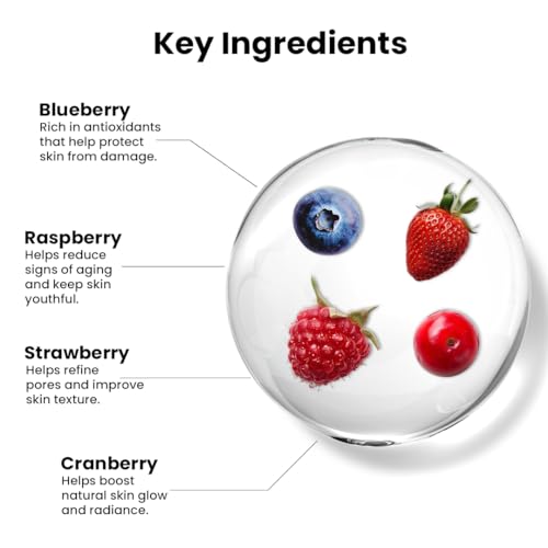 Image of Wild Berries Face & Body Scrub - 200 g | Vitamin E | Body Polish | Cranberry Beads Scrub | Antioxidant-Rich Gentle Exfoliator | Smooth, Bright & Glowing Skin | SLS & Paraben Free