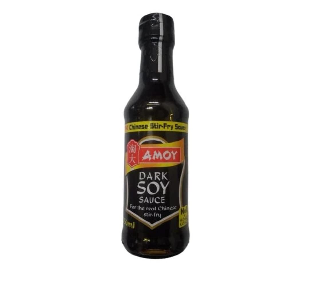 Amoy - Salsa de soja oscura (150 ml, 12 unidades)
