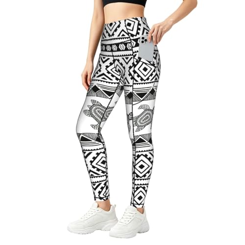 Leggings de fitness para mujer con estampado de rayas y compresión deportiva diario