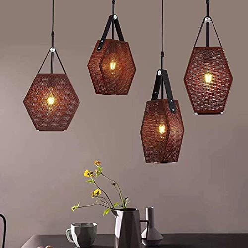 Lámpara industrial de techo para cafeterías y tiendas de ropa estilo americano 4