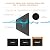 2 Pack Sound Proof Foam Panels | 48"×24"×2" Egg Crate Foam Pad | High Density Soundproof Wall Panels for Home Studio Noise & Thermal Insulation |With Adhesive Stickers 20PCS(Black)