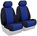 Coverking Custom Fit Front Seat Cover for Select Mercury Monterey Models - Neoprene (Blue with Black Sides)