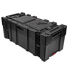 Heavy-duty drum hardware case designed for professional percussionists and touring musicians Durable polyethylene construction offers maximum protection against impact and weather Smooth-rolling built-in wheels and ergonomic handles for effortless tr...