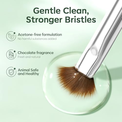 Image of Modelones Nail Art Brush Cleaner & Restorer 80ml /2.71 Fl.Oz for Gel Polish /Nail Extension Gel /Nail Art Liner /Dip Powder /Acrylic Builder Manicure Brush DIY Salon at Home