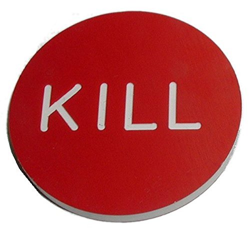 BBG Casino Style Double Sided Engraved Poker Kill Button Marker - Great for Most Poker Games!, Image 1 BBG Casino Style Double Sided Engraved Poker Kill Button Marker - Great for Most Poker Games!, Image 1
