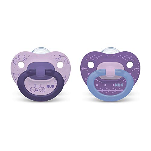 Image of NUK Orthodontic Pacifiers, Girl, 18-36 Months, 2-Pack