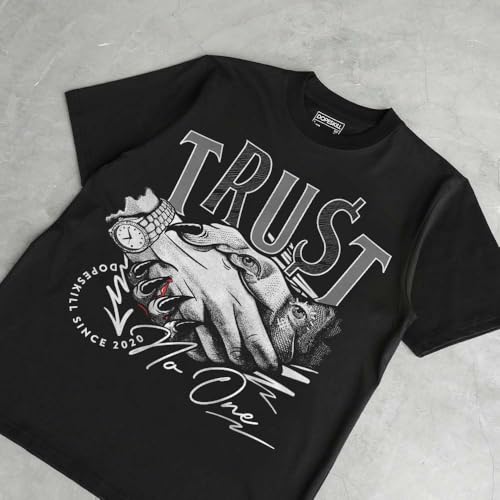 Image of DopeSkill Graphic Tee Streetwear Hip Hop Hypebeast Street Style Unisex T-Shirt Sneaker Colour Matching Shirts Swag Y2K Style