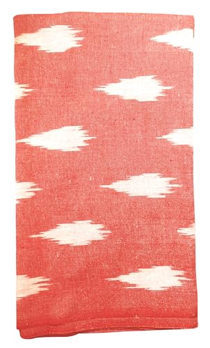 Image of Cotton Pochampally ikat unstitched blouse, Kurthi, long frock fabric material for women (1 meter, 2 meters & 3 meters)