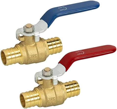 3/4 Ball Valve Pack Of 10) EFIELD 1/2 Inch Pex Crimp Brass Full Port Shut-off Ball Valve For Hot And Cold Water, UPC Certified,(VALVE003) In | Whizz Ball Valves Sharkbite Shut Off