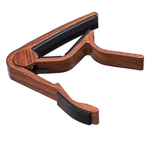 Onsinic Capo De Guitare Métallique en Métal De Bois avec Coussin De Silicium Parfait pour Guitare Ukulele Réglage… - Les Beatles, Paul McCartney, John Lennon, RIngo Starr, George Harrison Onsinic Capo De Guitare Métallique en Métal De Bois avec Coussin De Silicium Parfait pour Guitare Ukulele Réglage… – Image 3
