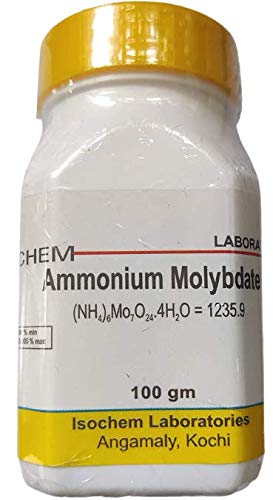 See full amazon price history chart for ISOCHEM Ammonium Molybdate (100GM) 98% Min ISOCHEM Ammonium Molybdate (100GM) 98% Min (B08SQQ2F8X) Amazon Price History, Amazon Price Tracker