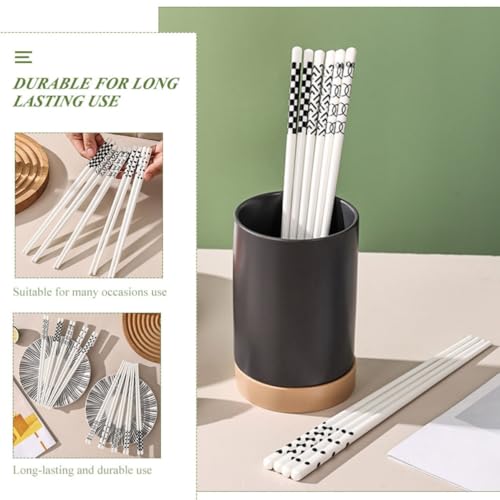 Palillos de Cerámica de Alta Resistencia - Elegancia Reutilizable 5