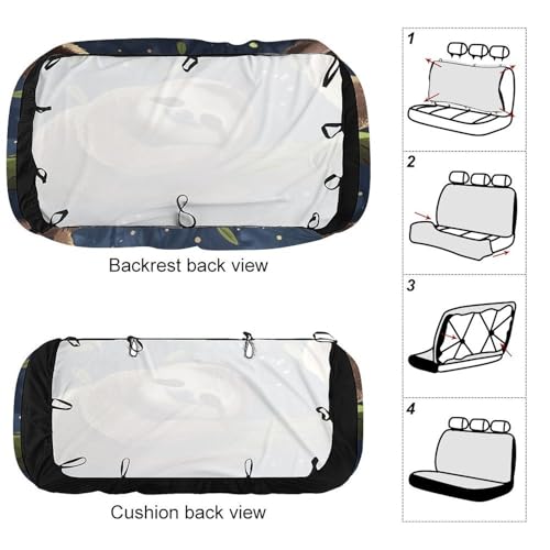 Funda de asiento de coche para perro y protector universal lavable 3