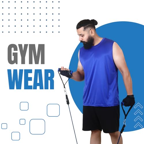 Image of Sleeveless T Shirts for Men - Gym Vest, Sando Tank Top Wear, Workout Baniyan, Stringers Inner Shirt, Bodybuilding Tshirts, Sports Tshirt Vests, Stylish Tanks Tops