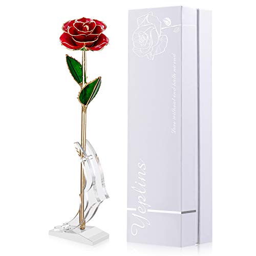 SinJyun Roségold vergoldet mit 24 Karat Rotgold rot Cover