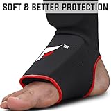 Mytra Fusion Shin Instep Guard Stretchable Polyester Fabric Padded Kickboxing Shin Guards Lightweight Training Shin Guards Muay Thai, MMA, Martial Arts Shinguards for Men & Women - Image 5